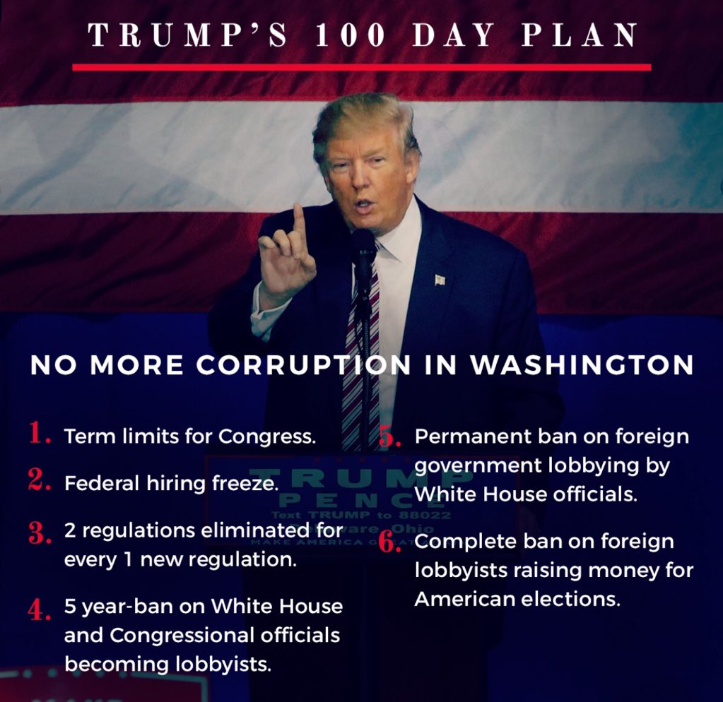 trumps hundred day plan