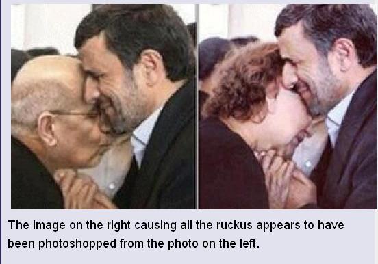 Ahmadinejad Chavez Mother Photoshop