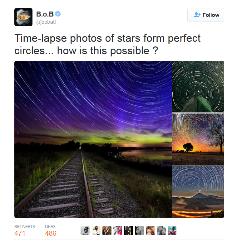 Rapper B.o.B hits his twitter feed with Flat Earth theory, page 1