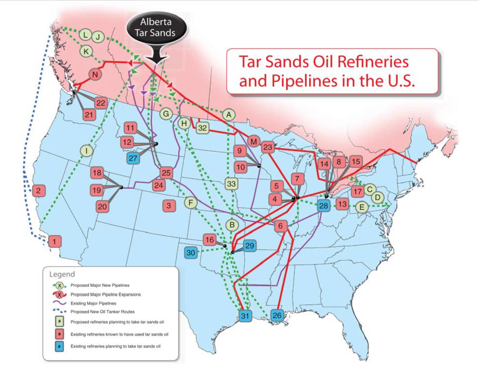 Map Of Oil Refineries In The United States World Map vrogue.co