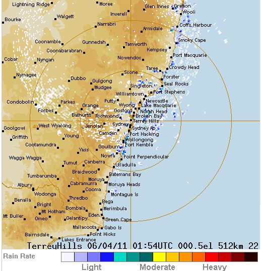 Strange Happenings on NSW Weather Radar Right Now, page 1