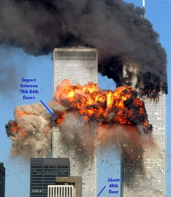 how did twin towers collapse. How did the alleged hijackers