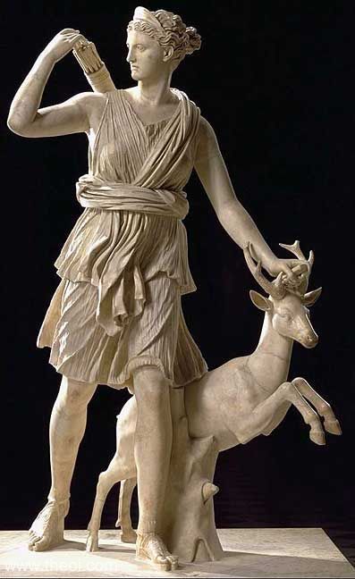 artemis greek goddess of hunt and moon. the goddess of the hunt,