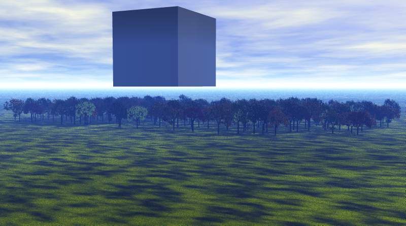 Extraterrestrial surveillance system? Cube shaped UFO hovers over