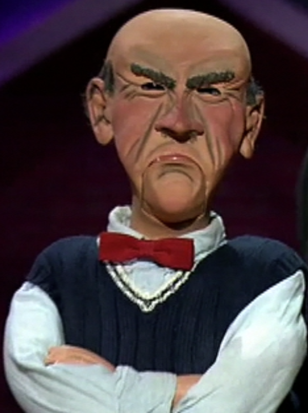 But then I thought she was debating Walter, the disgruntled Jeff Dunham pup...