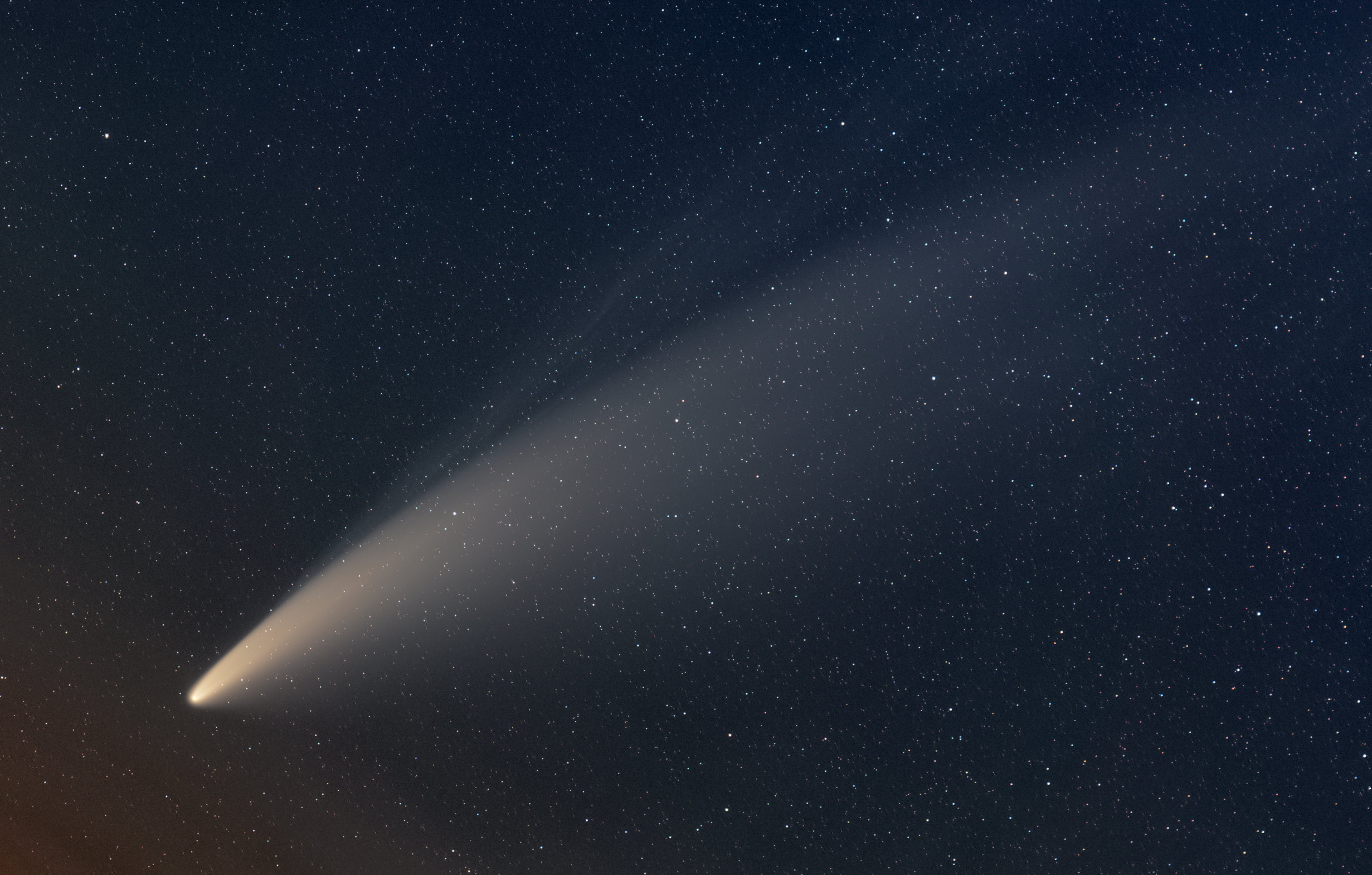 APOD image of Comet NEOWISE and how to see the comet live and in color, page 1