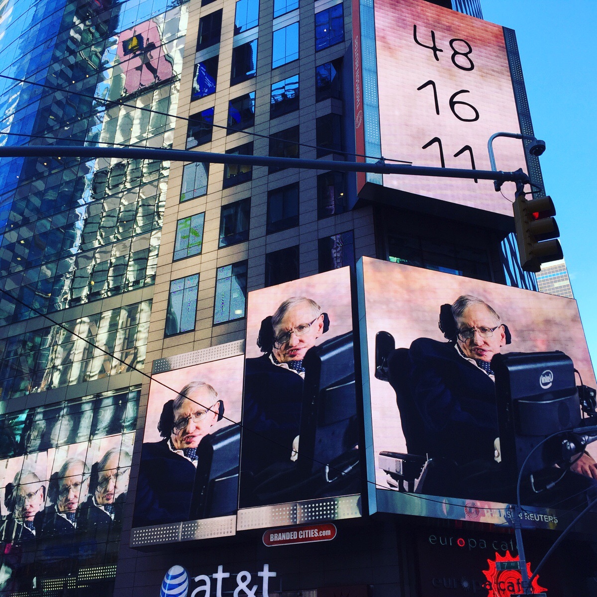 One piece taking over the times Square.