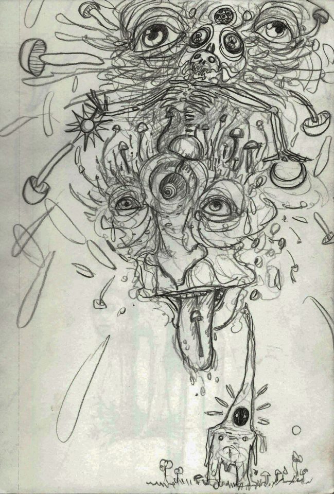 - Art work - My (Psychedelic?) Sketches, page 1