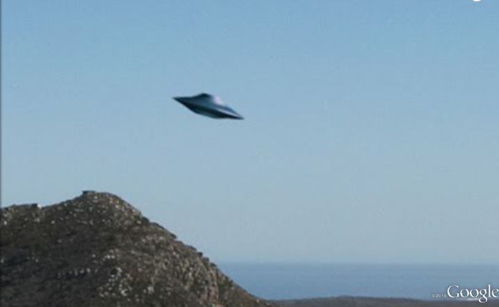 UFO over South Africa on Google Earth, very clear picture, page 1